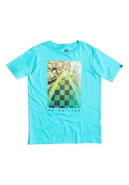 Quikargento Checker Channel - Blu Bambini Estate T-Shirts (K1690)